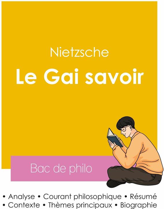 Produktbild Réussir son Bac de philosophie 2026 : Analyse de l'essai Le Gai savoir de Nietzsche (2026)