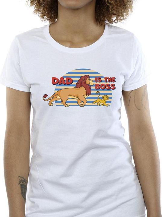 Actual product image Disney Womens/Ladies The Lion King Dad Boss Cotton T-Shirt (S)
