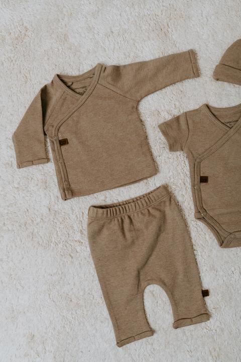 Produktbild Baby's only Baby Wickelpullover Melange clay - 44 (44)