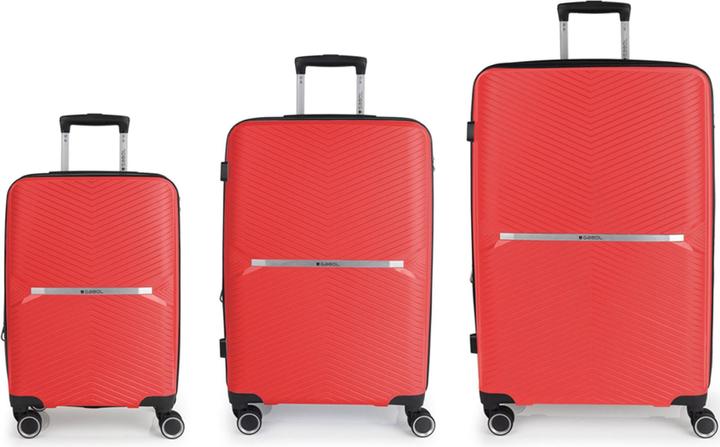 Immagine prodotto Gabol Set di valigie Kume a 4 ruote 3 pezzi (182 l)