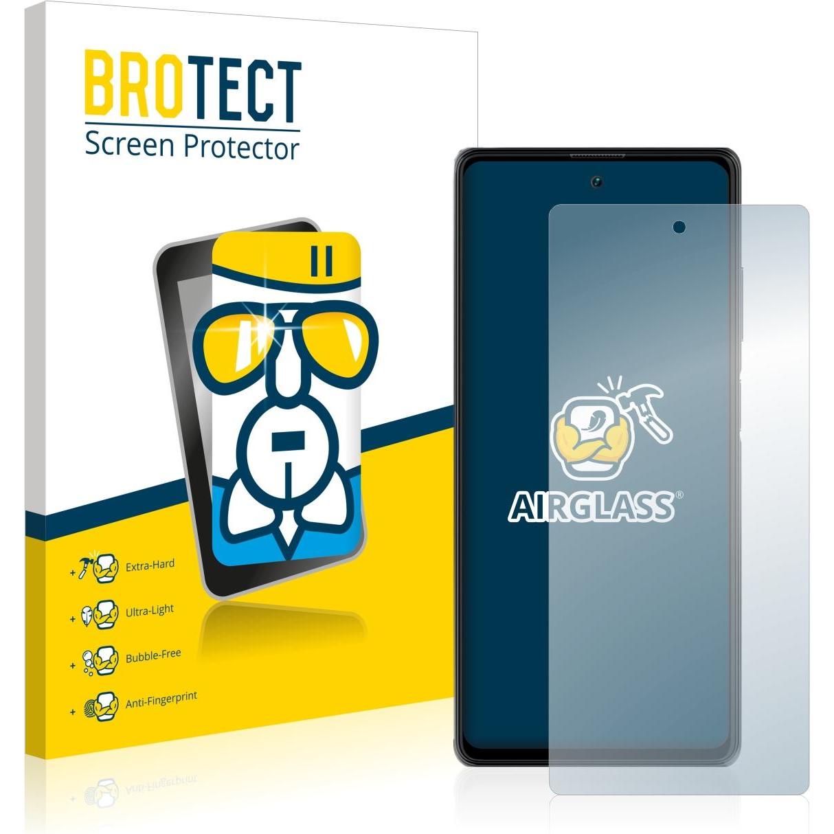 BROTECT AirGlass Panzerglasfolie (1 Stück, Blackview A100), Smartphone Schutzfolie, Transparent