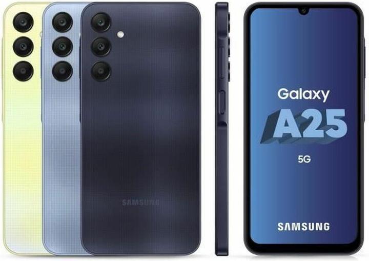 Actual product image Samsung Galaxy A25 (256 GB, Blue Black, 6.50", Hybrid Dual SIM, 5G)
