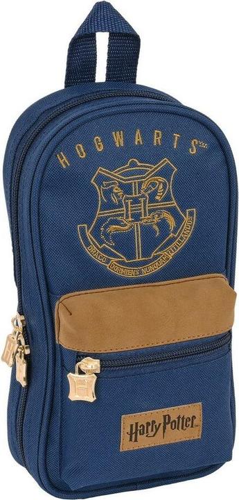 Immagine prodotto Zaino con portamatite Magico Marrone Blu Navy (12 x 23 x 5 cm) (33 pezzi)