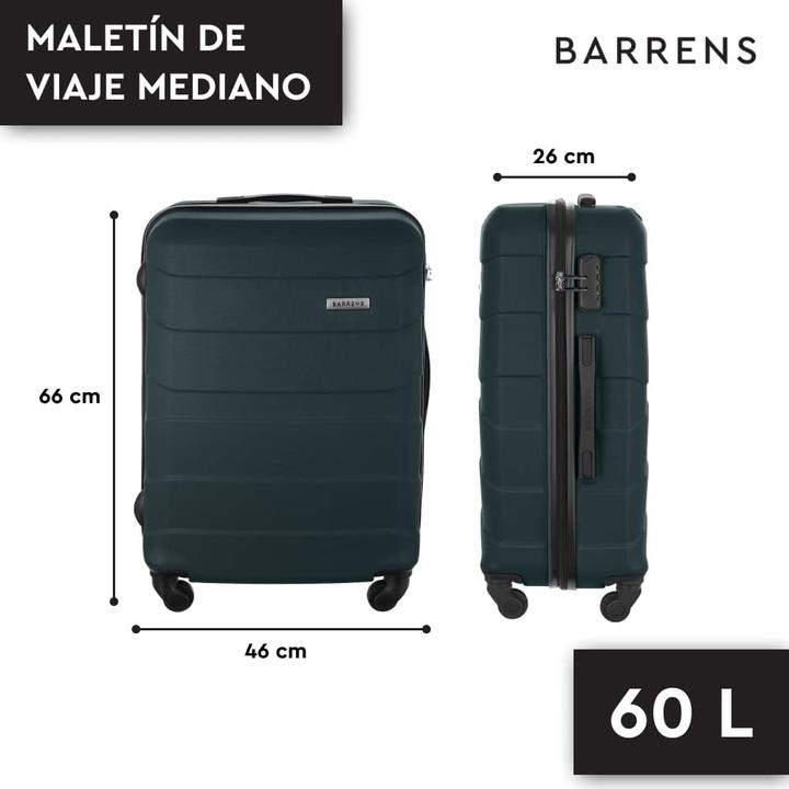 Actual product image Barrens Hartschalenkoffer mit Spinnerrädern (60 l)
