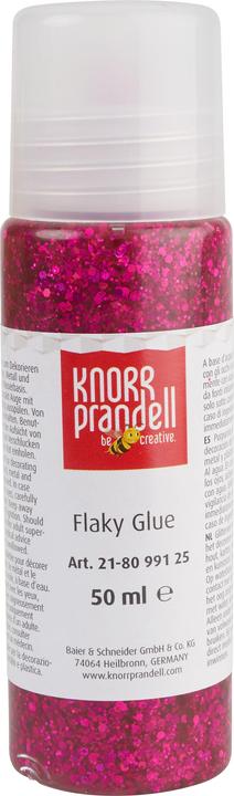 Knorr Prandell Glitter Flaky Glue, 50ml (Pink, 50 ml)