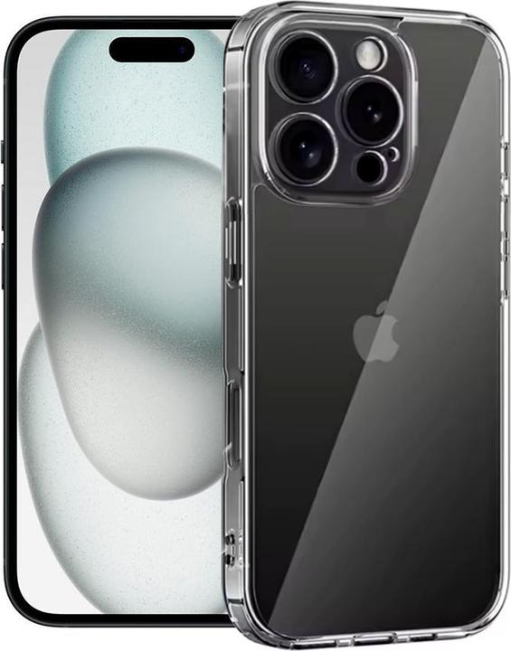 Actual product image OEM Slim case 2 mm for iPhone 16 Pro 6,3" transparent (Apple iPhone 16 Pro)