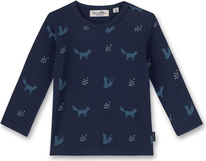Produktbild Sanetta Baby Shirt Clever Fox allover (80)