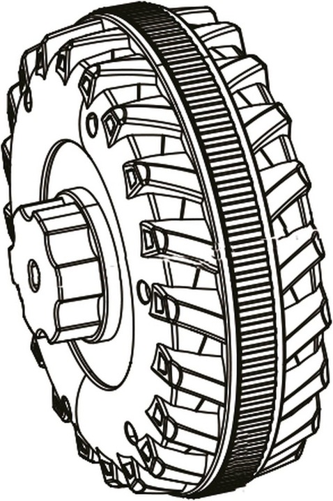 Jamara Wheel Ride-on tractor New Holland with trailer behind
