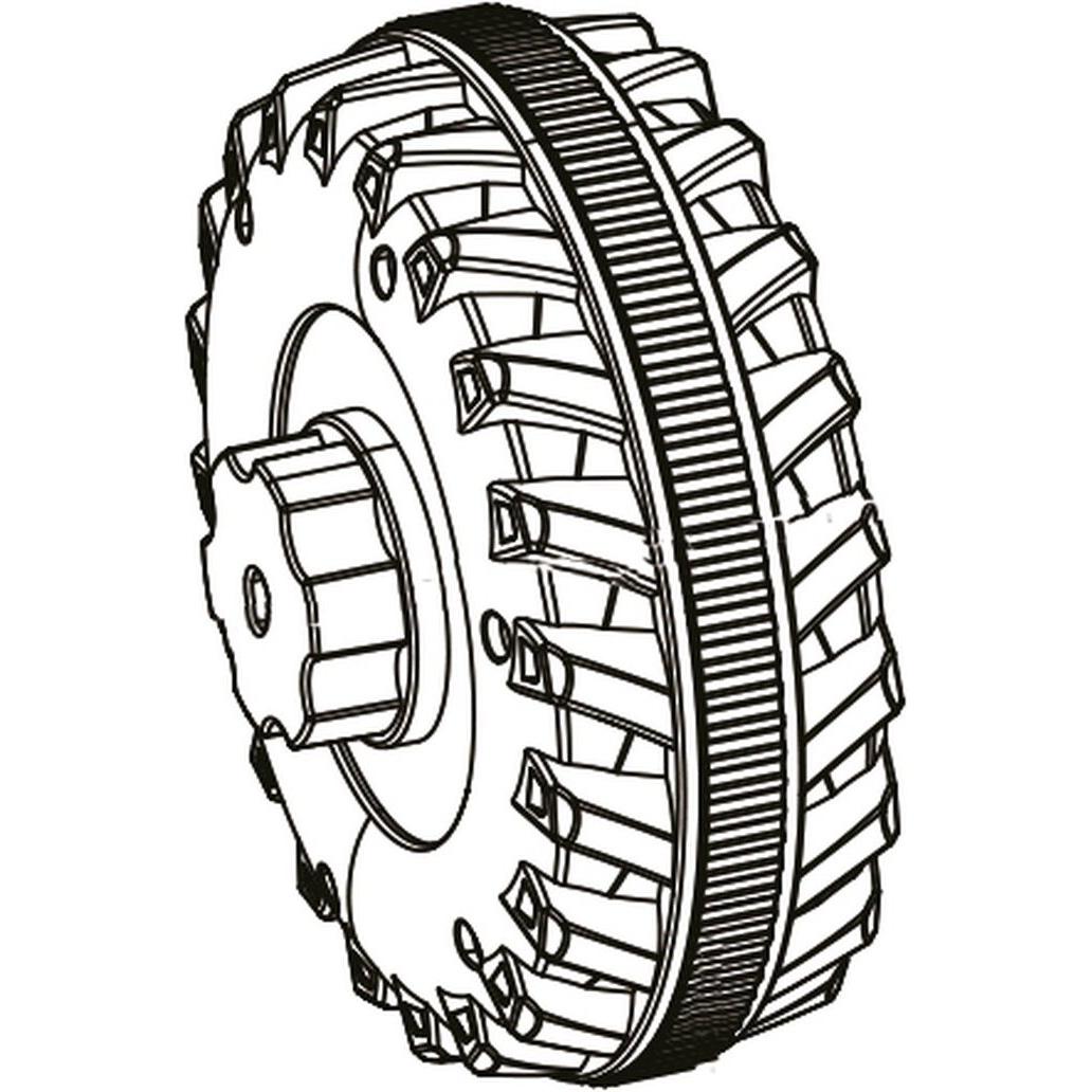 Jamara Rad Ride-on Traktor New Holland mit Anhänger hinten