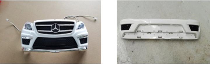 Immagine prodotto Jamara Cursore paraurti Mercedes-AMG GL 63 anteriore + posteriore incl. parti di controllo bianco