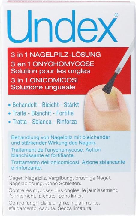 Image du produit Undex Solution 3 en 1 contre les mycoses des ongles (7 ml)