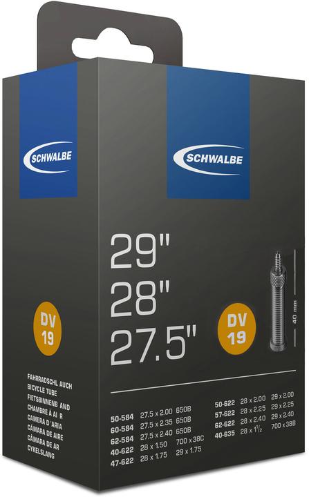 Image du produit Schwalbe N°19 27.5"/29"x1.50/2.50 Dunlop (Dunlop (DV), 27.5", 40 mm)
