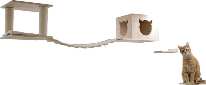 Produktbild Kerbl Katzenspielplatz Top, natur/weiss (Beschäftigungsspielzeug Katze)