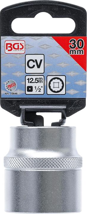 Image du produit BGS Douille pour clé, douze pans 12,5 mm (1/2") 30 mm (30 mm)