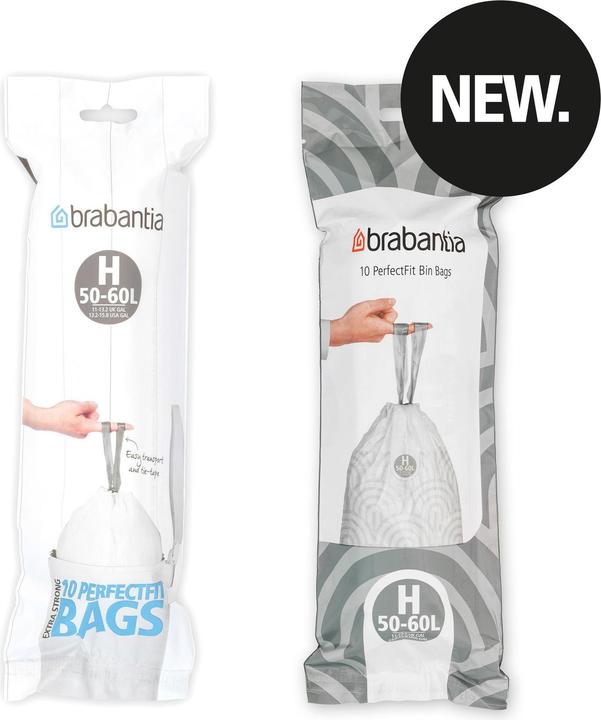 Immagine prodotto Brabantia PerfectFit misura H, 50l (10 x, 60 l)