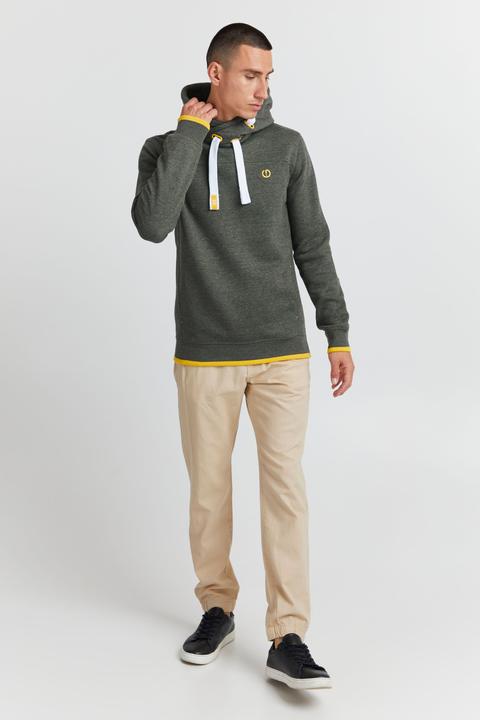 Immagine prodotto Solid BenjaminHood Felpa Con Cappuccio Tuta Hoodie Da Uomo Con Colletto Incrociato (L)