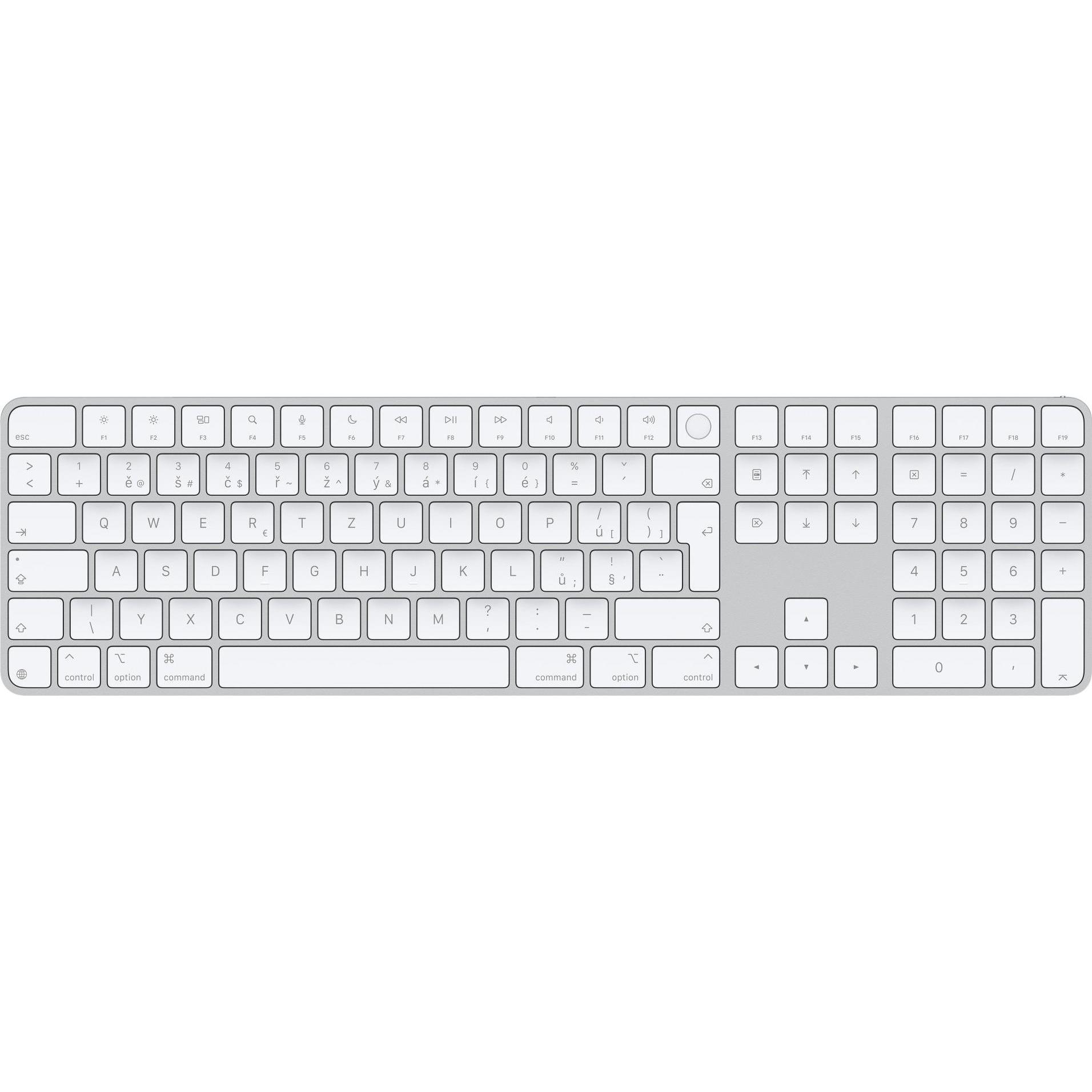Ape Snacks Apple Magic Keyboard con Touch ID e tastierino numerico - Tastiera - USB-C - cavo (Germania, Cablato), Tastiera, Bianco