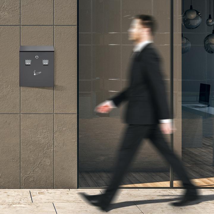 Actual product image Relaxdays Wall ashtray