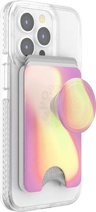 Actual product image PopSockets PopWallet + Magsafe Aurange, Befestigung: Magnet