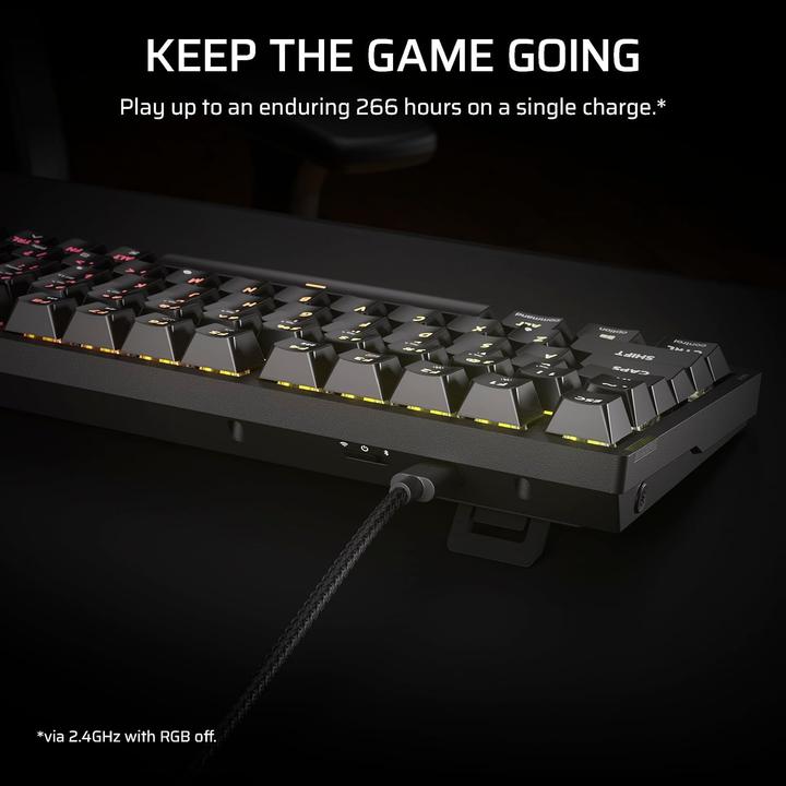 Actual product image Corsair K65 Plus (US)