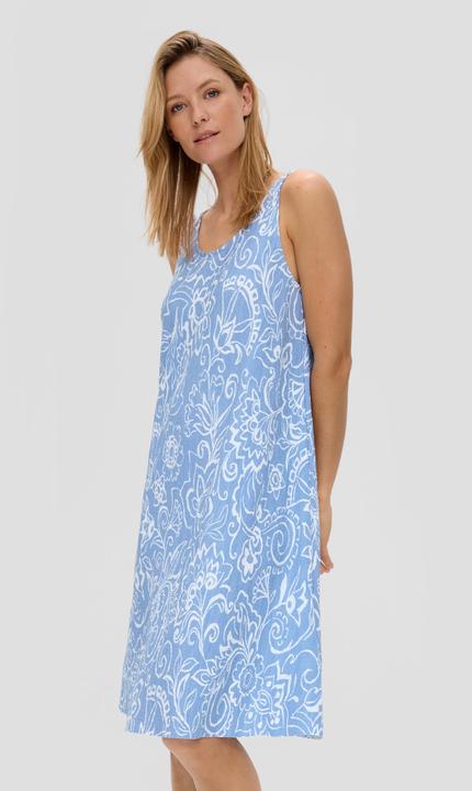 Actual product image S.Oliver Kleid Plissiertes Jersey-Kleid im Relaxed Fit (36)