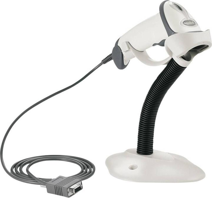 Actual product image Zebra 1D barcode scanner LS2208, USB kit, with stand (1D barcodes)
