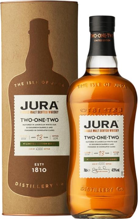 Actual product image Isle of Jura 2006 13 Year Old Two-One-Two Chinkapin Finish (Single Malt, Scotch whisky)