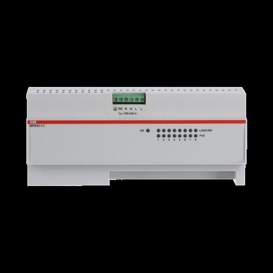 Actual product image ABB Rail PoE Switch ISP/S8.1.1 8 Port (8 Ports)