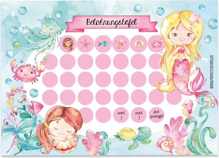 Produktbild Papierdrachen Belohnungstafel Set