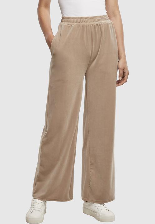 Produktbild Urban Classics Ladies High Waist Straight Velvet Sweatpants (XS)