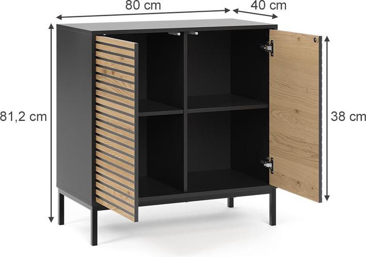 Actual product image Vicco Eliza with 2 doors