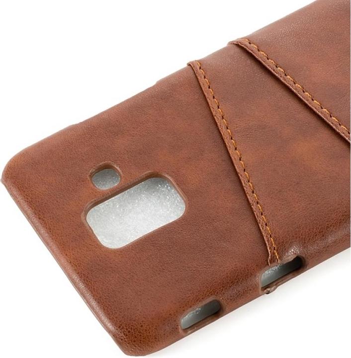 Image du produit Screenguard Samsung Galaxy A6 2018 CardCaddy Backcase en cuir avec porte-cartes (Samsung Galaxy A6)