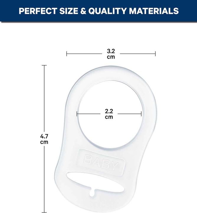 Image du produit I Am Creative Silikonring für Schnullerkette, 3 Stk.