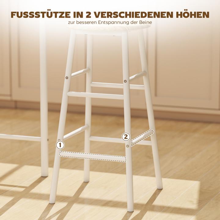 Immagine prodotto Homcom Set di tavoli da bar (80 x 50 x 90 cm)