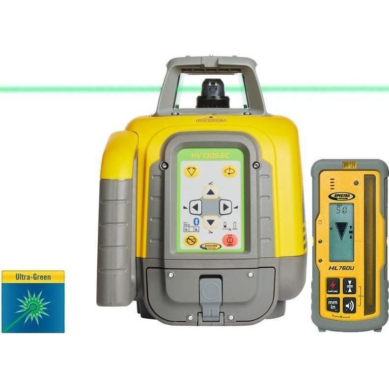 Spectra Physics, Laser lineare, 603421 HV1305GC Horizontaler/vertikaler grüner Baulaser + HL760U-Empfänger