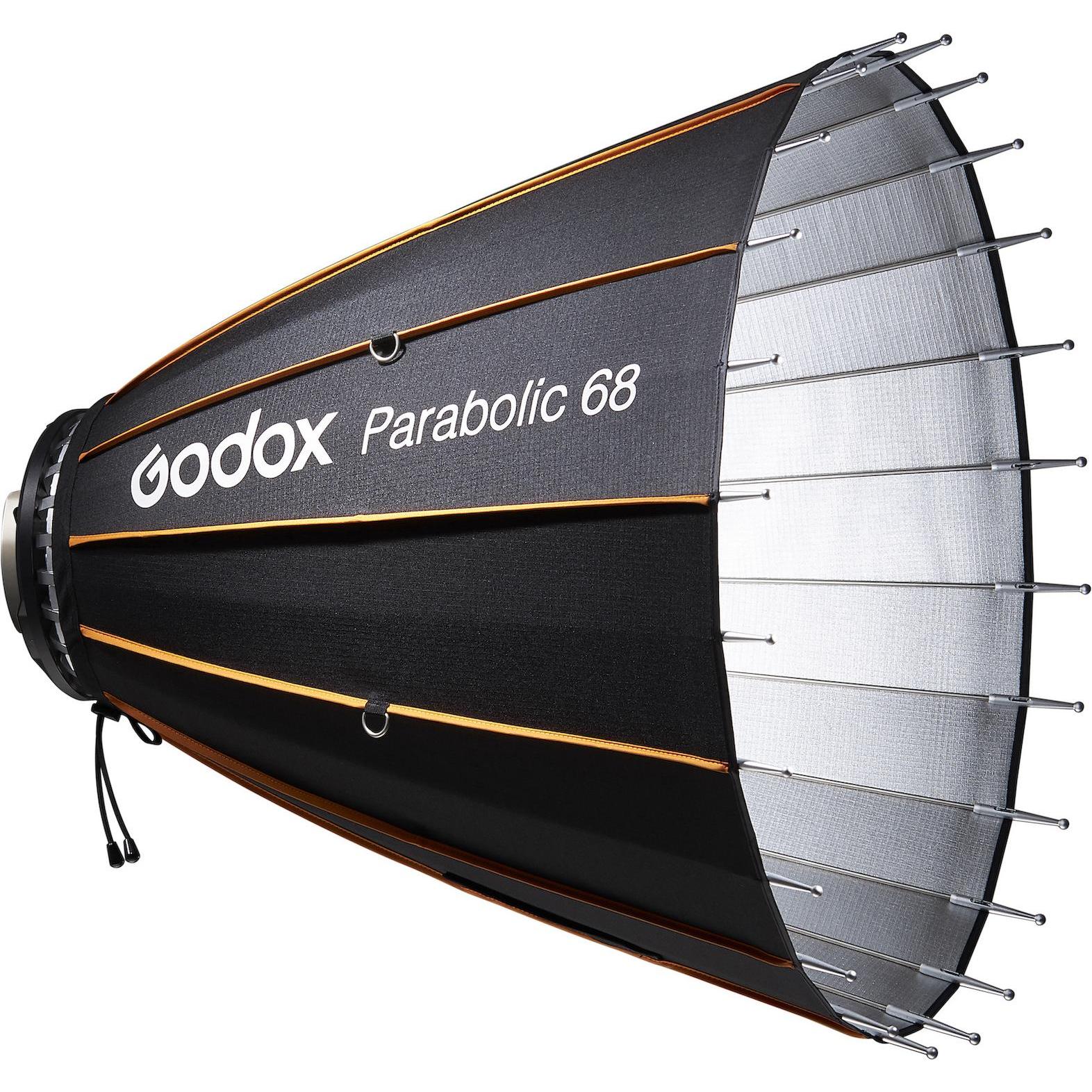 Godox Parabolic LightFocusing System Kit, 68cm (Parabole Softbox, 68 cm), Softbox + Reflektor