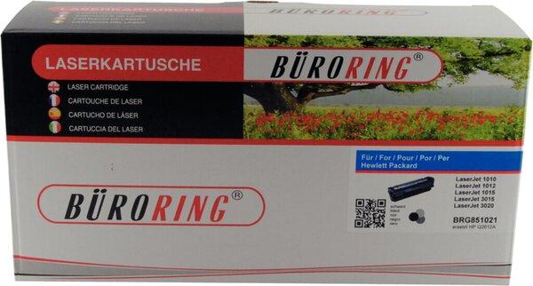 Produktbild Büroring Toner Cartridge, ersetzt HP Q2612A, ca. 2.000 Seiten, schwarz