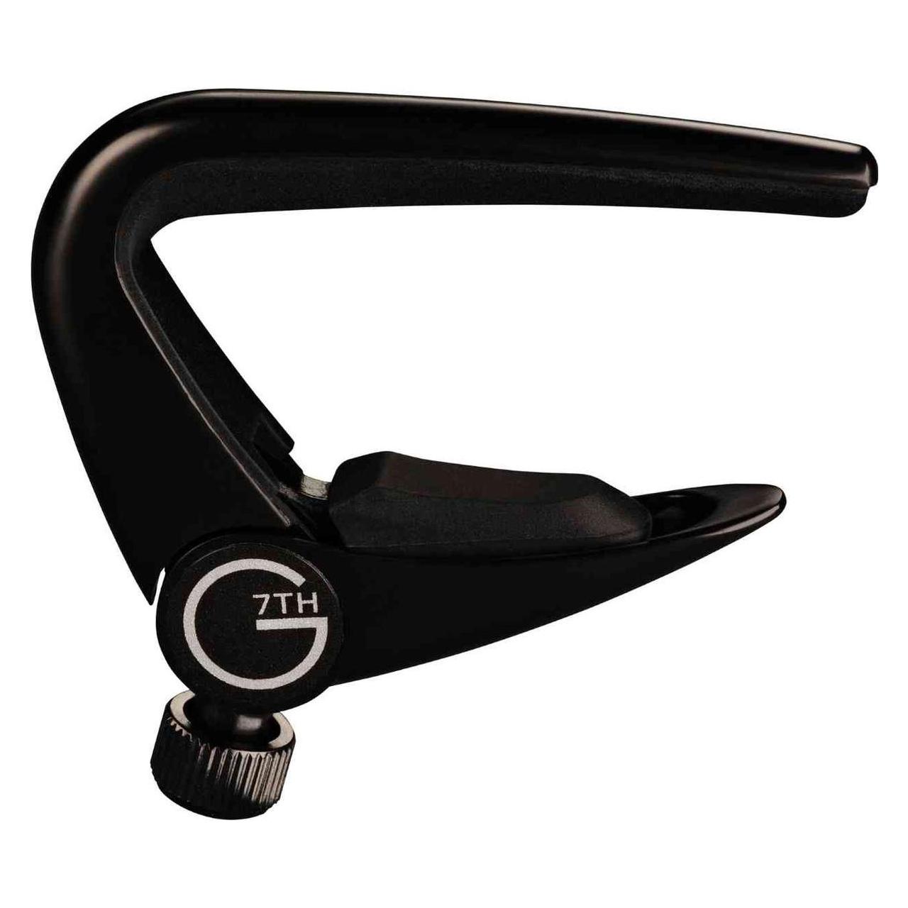G7th Newport Capo Acoustic Schwarz, Gitarre Zubehör, Schwarz