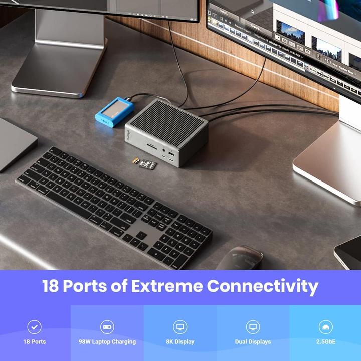 Immagine prodotto CalDigit TS4 (Thunderbolt, 18 porte)