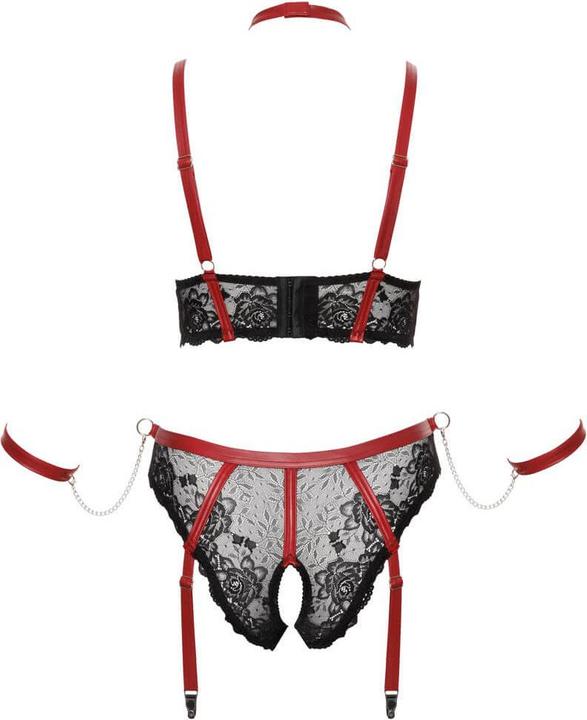 Actual product image Cottelli Collection Bra Set Bondage 2XL (XXL)