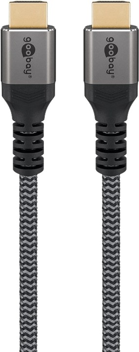 Produktbild Goobay High-Speed-HDMI-Kabel mit Ethernet, 5 m, Sharkskin Grey (5 m, HDMI)