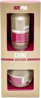 Immagine prodotto Kay Color Kepro Kaypro Cura dei capelli Mini CURL Shampoo e Maschera 100ml (200 ml, Shampoo liquido)