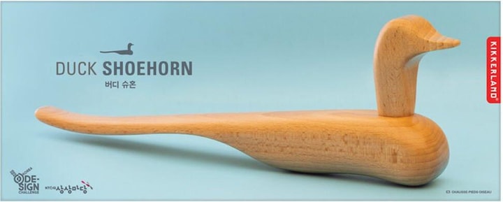 Actual product image Kikkerland Bird Shoe Horn