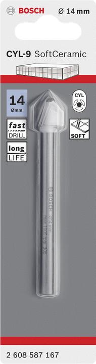 Actual product image Bosch Professional Zubehör Glass and tile drill bit 14 mm (14 mm)
