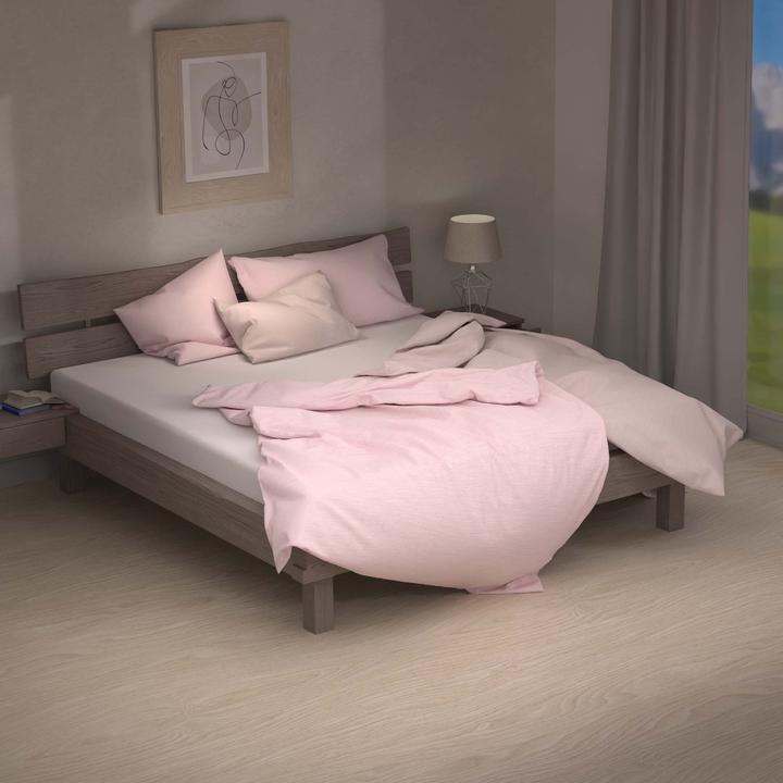 Actual product image Lotus Bettwaren Bettwäsche Jersey uni mélange (Duvet cover, 240 x 240 cm)