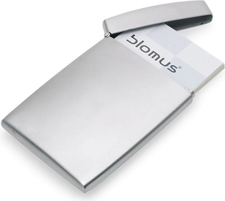 Actual product image MGA Blomus 68257 Business Card Case Gents, stainless steel, 9.5 x 6.5 cm