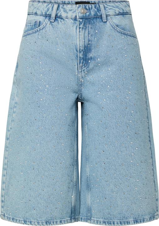 Actual product image Pieces PCNOEL MW STRASS LONG Jeansshorts (L)