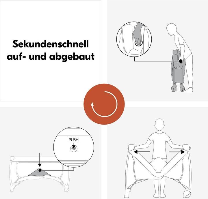 Actual product image Hauck Sleep N Easyfold (60 x 120 cm)