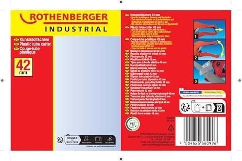 Produktbild Rothenberger Industrial Kunststoffrohr-Absc (270 mm)