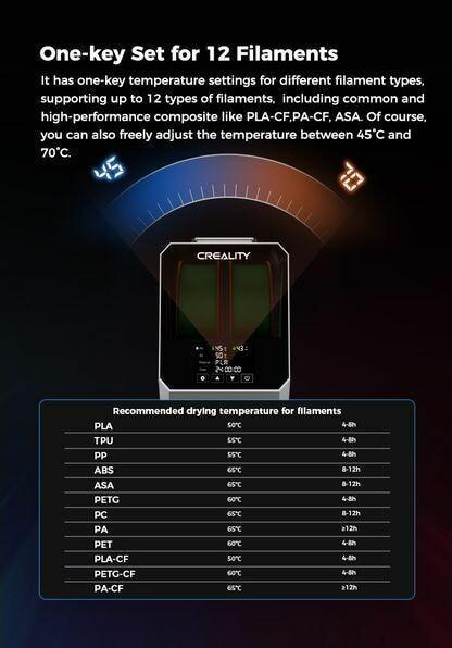 Actual product image Creality Space Dryer Pi (Accessories)